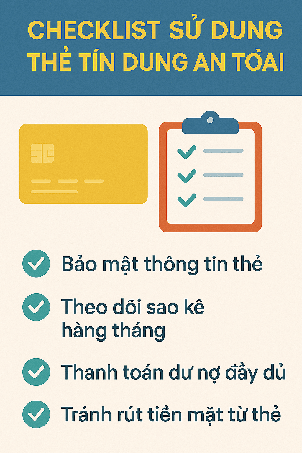 cách sử dụng thẻ tín dụng an toàn